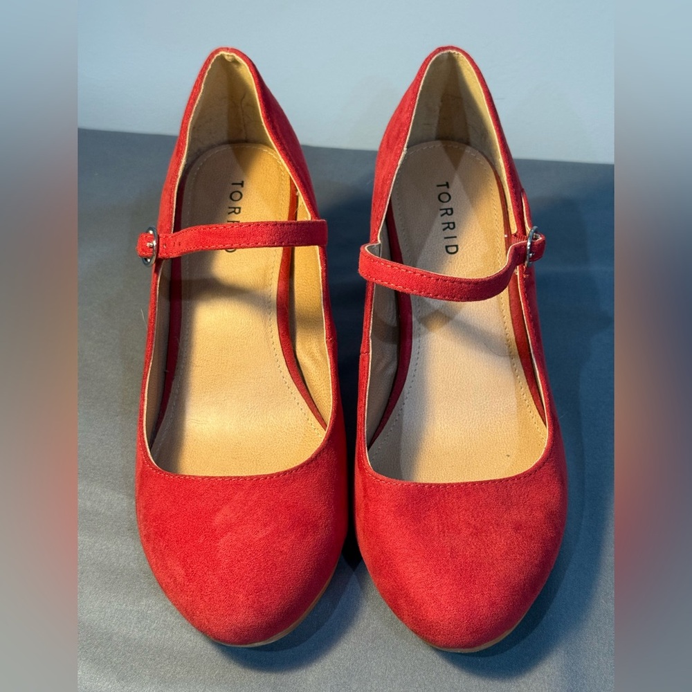 Torrid Red Mary Jane Heels